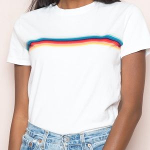 Brandy Melville Jamie Rainbow Top